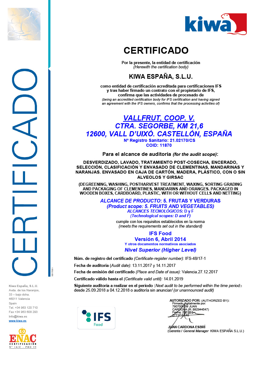 Certificado-IFS-FOOD-Vallfrut_2017-2018